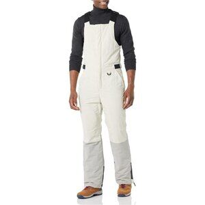 Essentials Men's Water-Resistant Insulated Snow Bib Overall